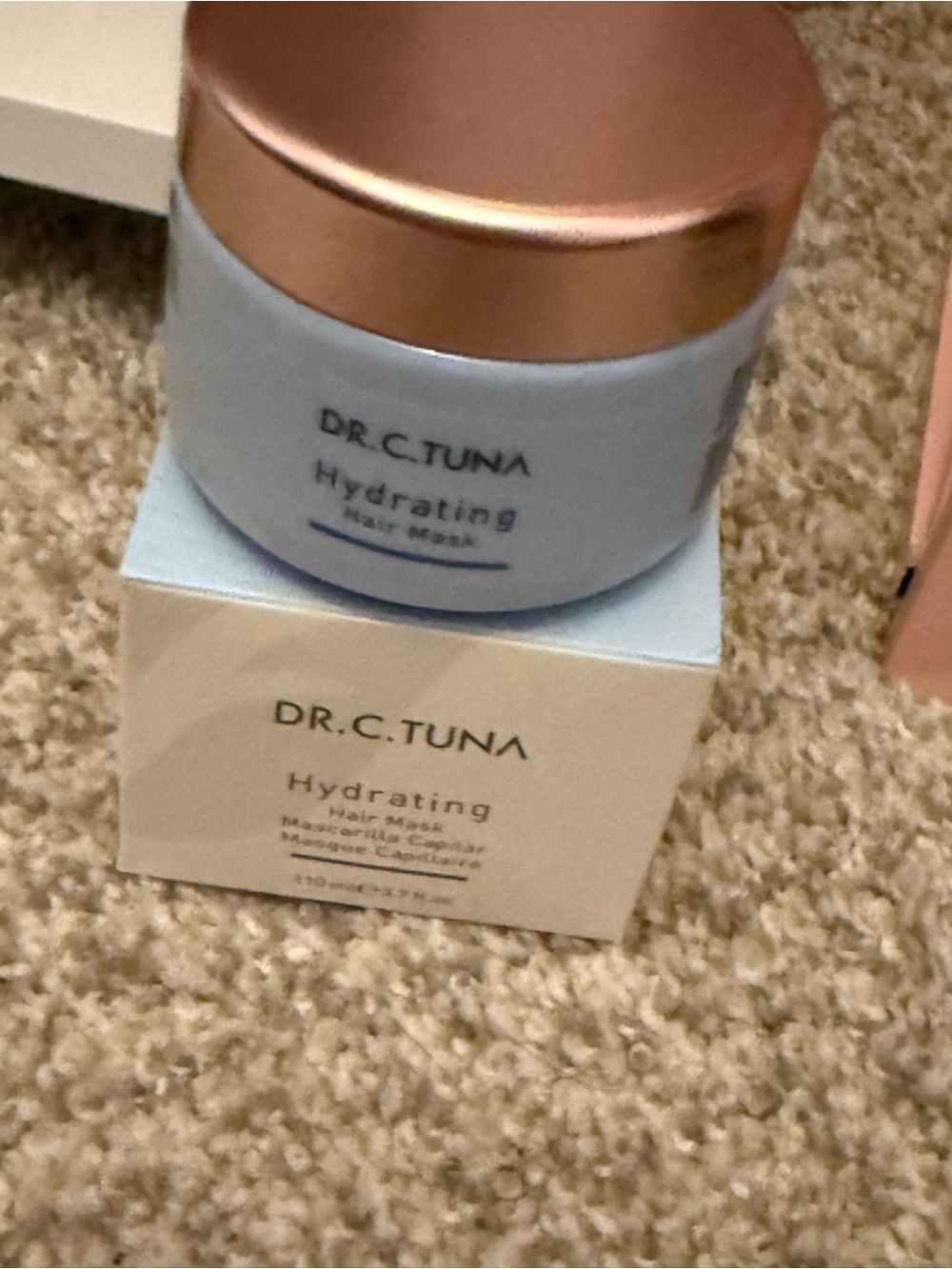 Farmasi Hydrating Hair Mask - Light Blue & Rose Gold